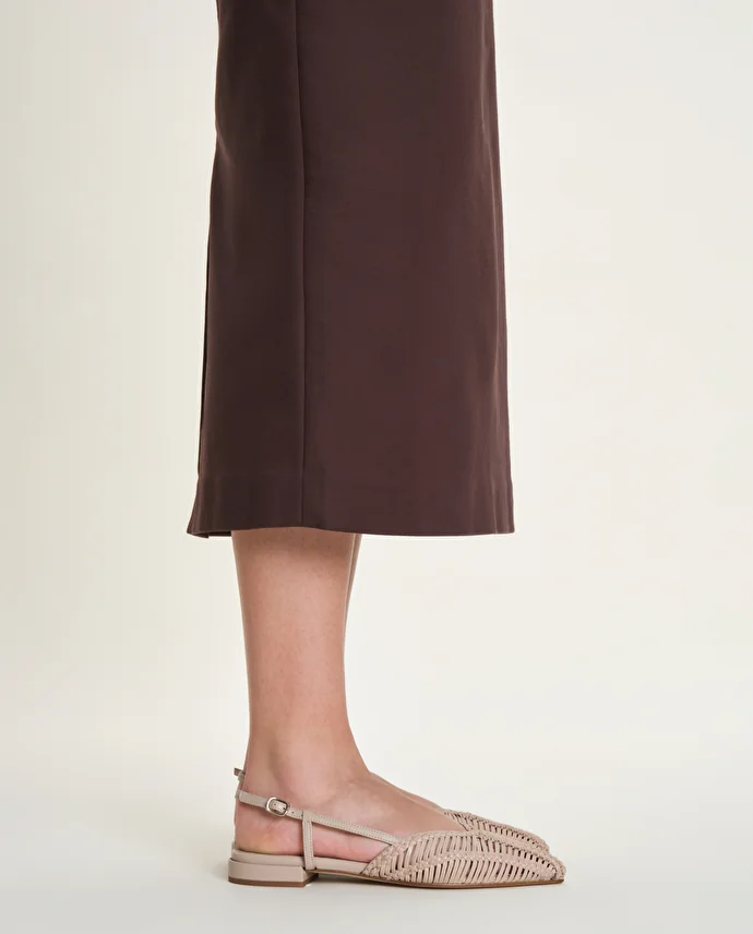 lottusse Slingbacks Edit Calfskin Blanc cassé