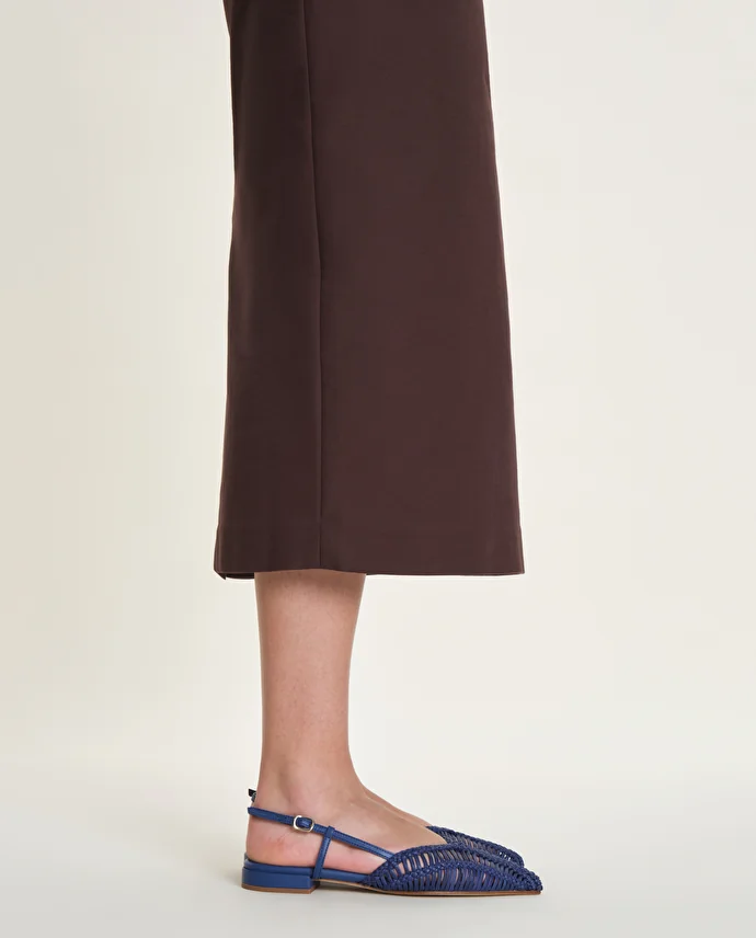 lottusse Slingbacks Edit Calfskin Bleu marine