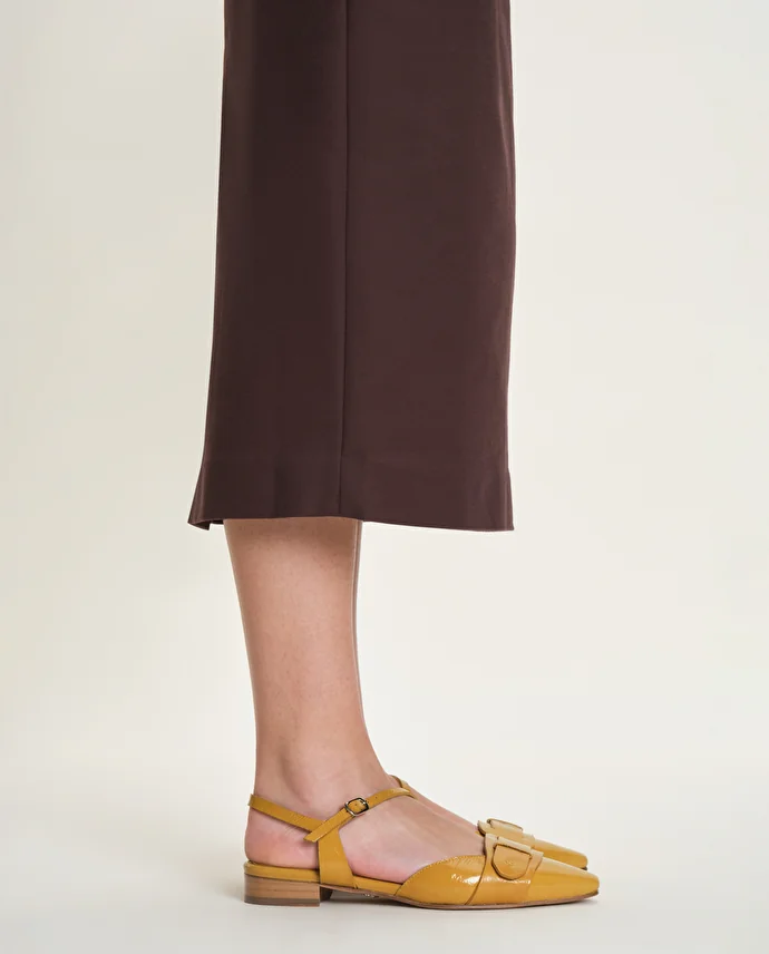 lottusse Slingbacks Smithson Cuir de Veau Jaune