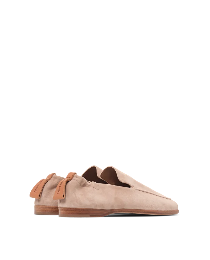 Lottusse Slippers Goya Cuir D'Agneau Taupe