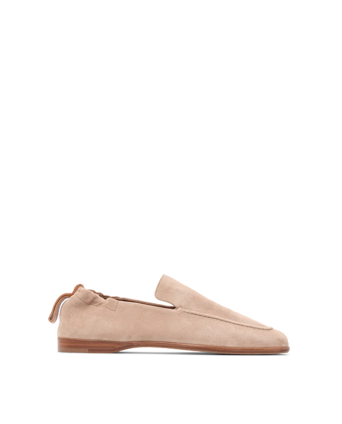 lottusse Slippers Goya Cuir d'Agneau Taupe