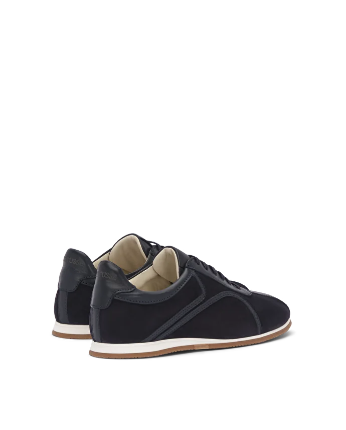 Lottusse Sneakers à Lacets Bleu Marine Mancor