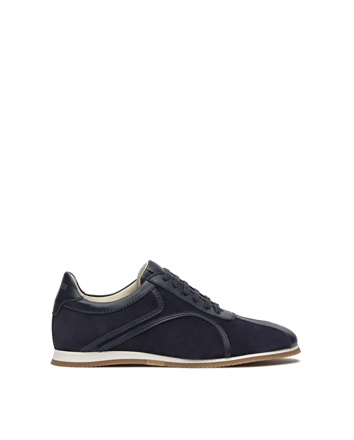 lottusse Sneakers à lacets bleu marine Mancor