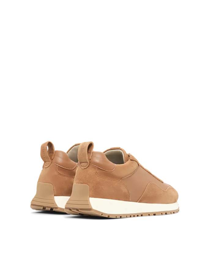 Lottusse Sneakers Dianne Cuir D'Agneau Marron