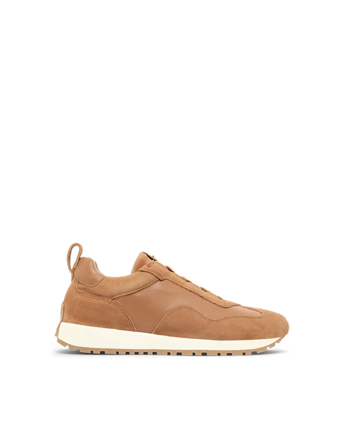 lottusse Sneakers Dianne Cuir d'Agneau Marron