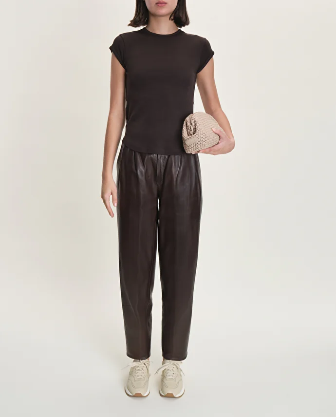 Lottusse Sneakers Douces D'agneau Blanc Cassé