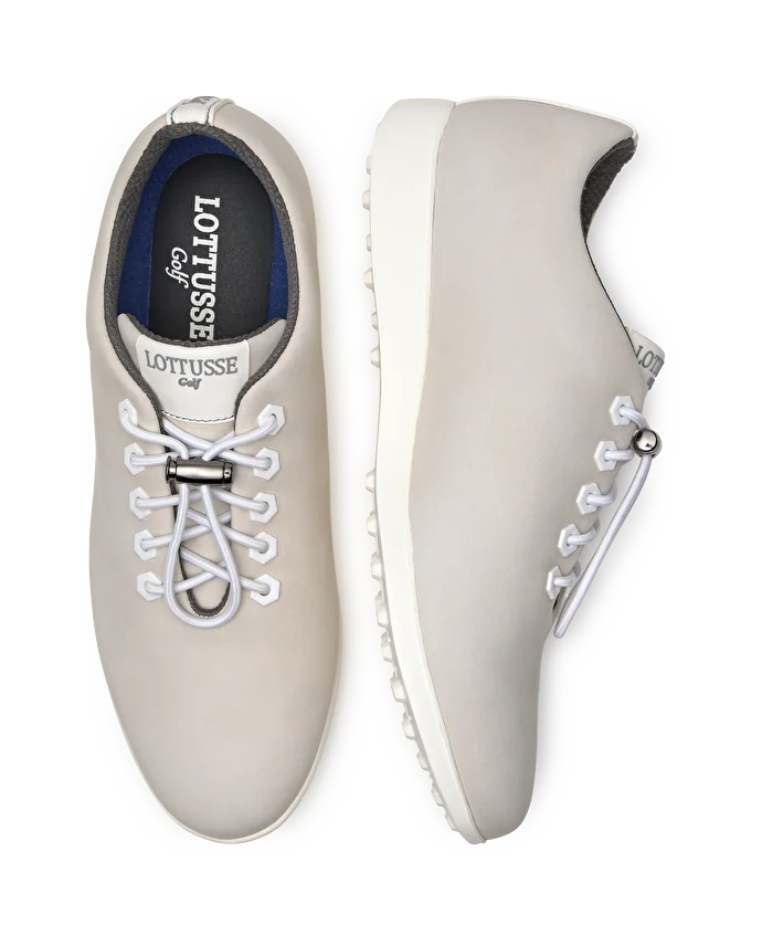 Lottusse Sneakers Mercure Cuir D'agneau Blanc