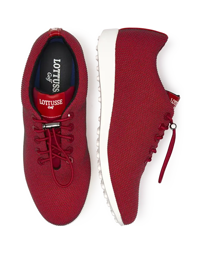 Lottusse Sneakers Mercure Cuir Rouge