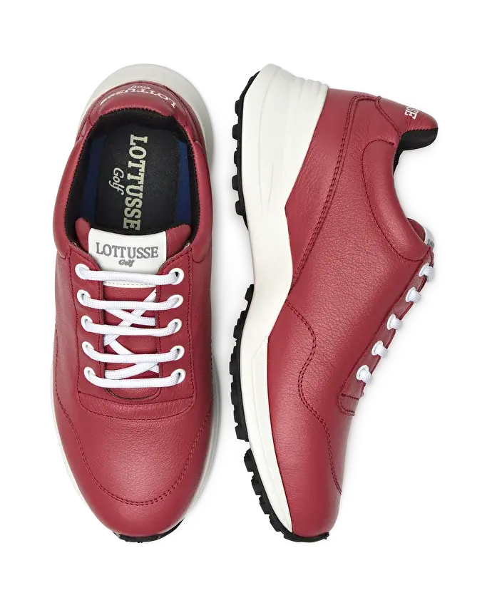 Lottusse Sneakers Phoenix Cuir Rouge