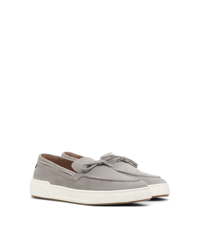 Lottusse Sneakers Torino Cuir De Veau Gris