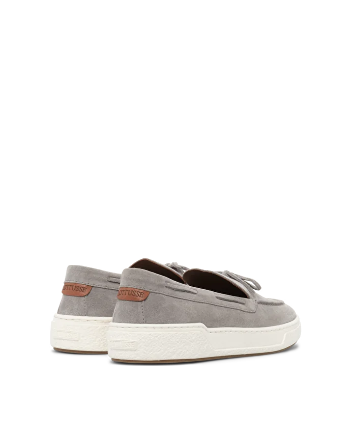 Lottusse Sneakers Torino Cuir De Veau Gris