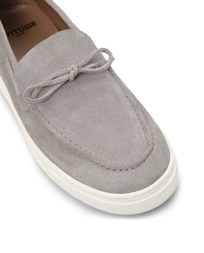 Lottusse Sneakers Torino Cuir De Veau Gris