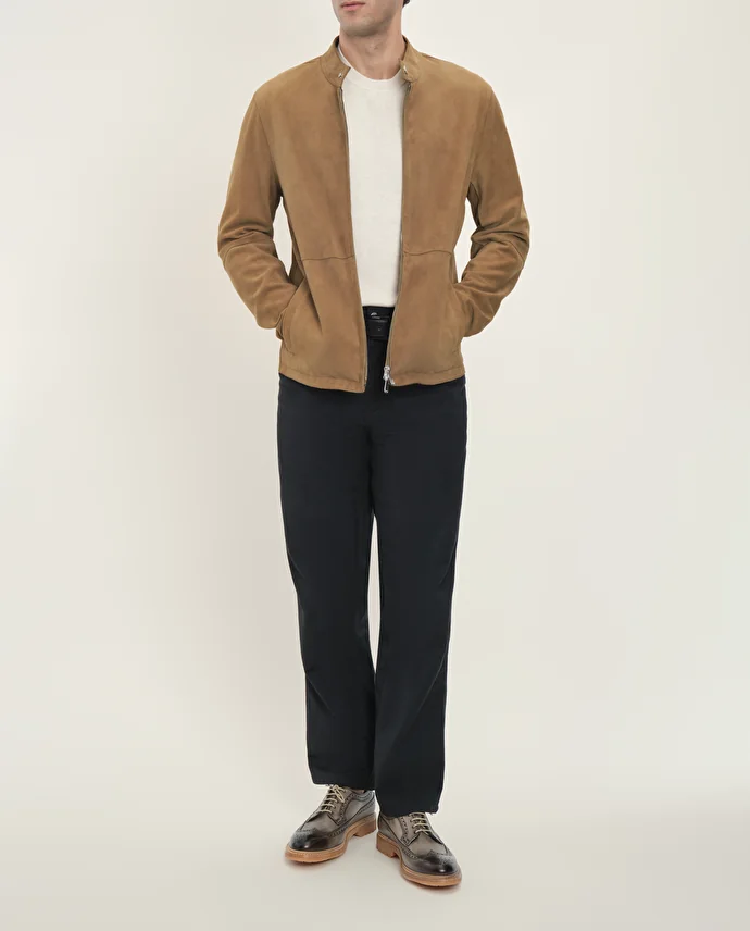 Lottusse Veste Cork Cuir De Chèvre Beige