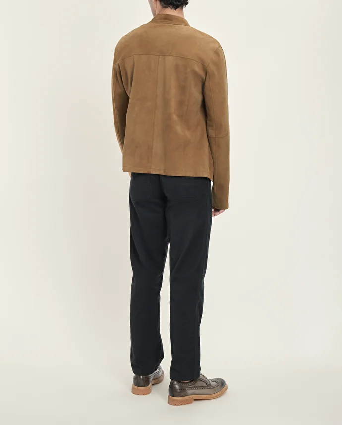 Lottusse Veste Cork Cuir De Chèvre Beige