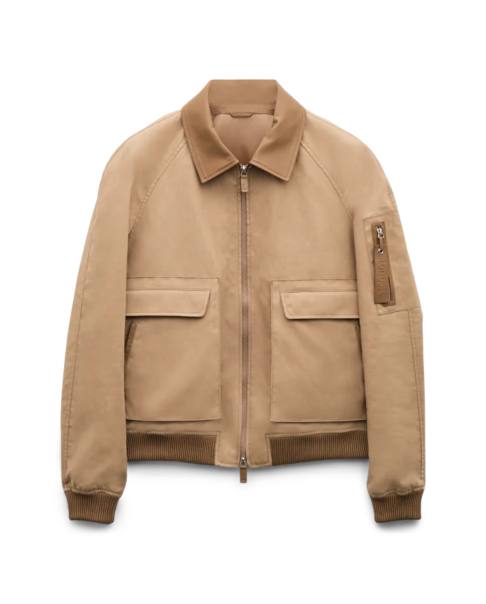 lottusse Veste Dakar Coton Marron