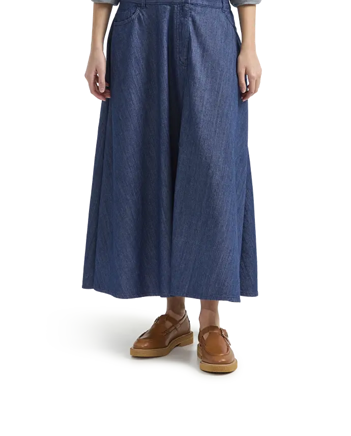 Lottusse Mocassin Étriers En Nappa D'Agneau Uni Marron