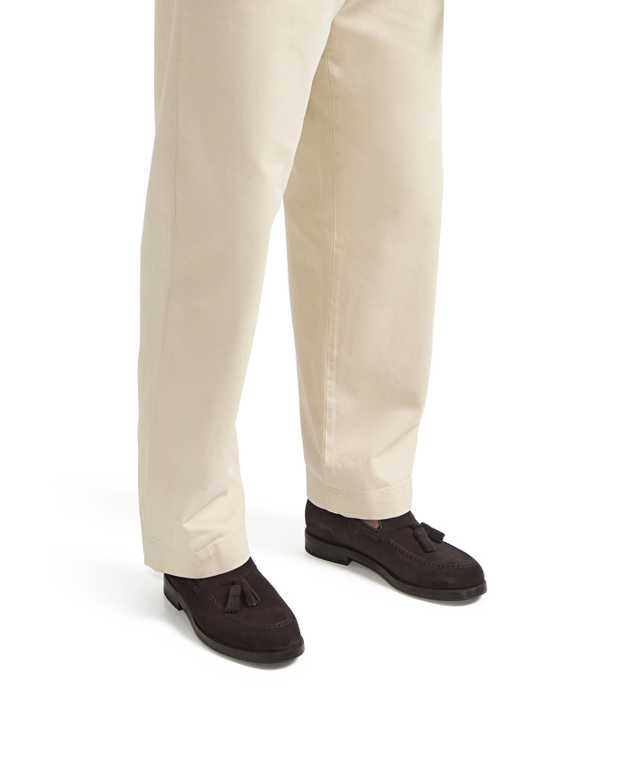 lottusse Mocassins à glands Class en cuir de Veau Mocha