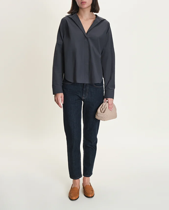 Lottusse Mocassins En Cuir De Veau Motif Saffiano Brun