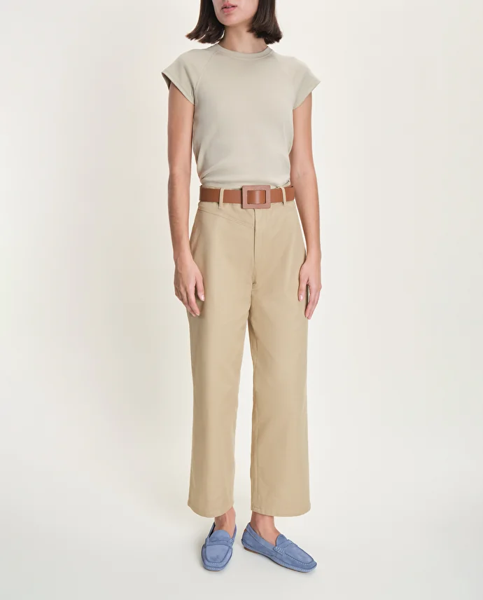 Lottusse Mocassins Sporting Cuir De Veau Bleu Clair