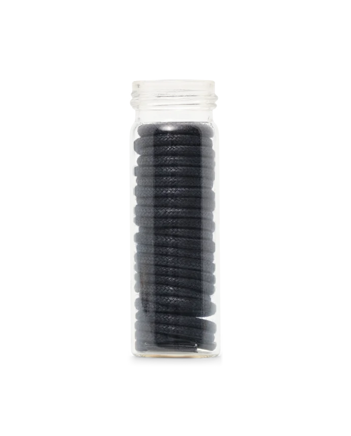 lottusse Pot en verre avec cordon ciré marine de 80 cm