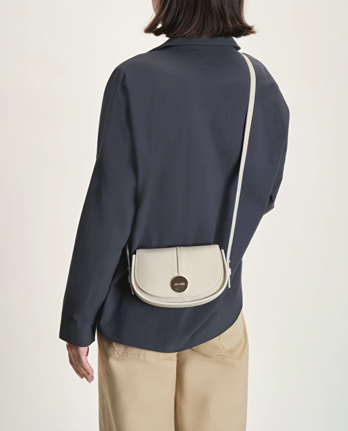 Lottusse Sac à Main Talaia Cuir De Veau Blanc Cassé