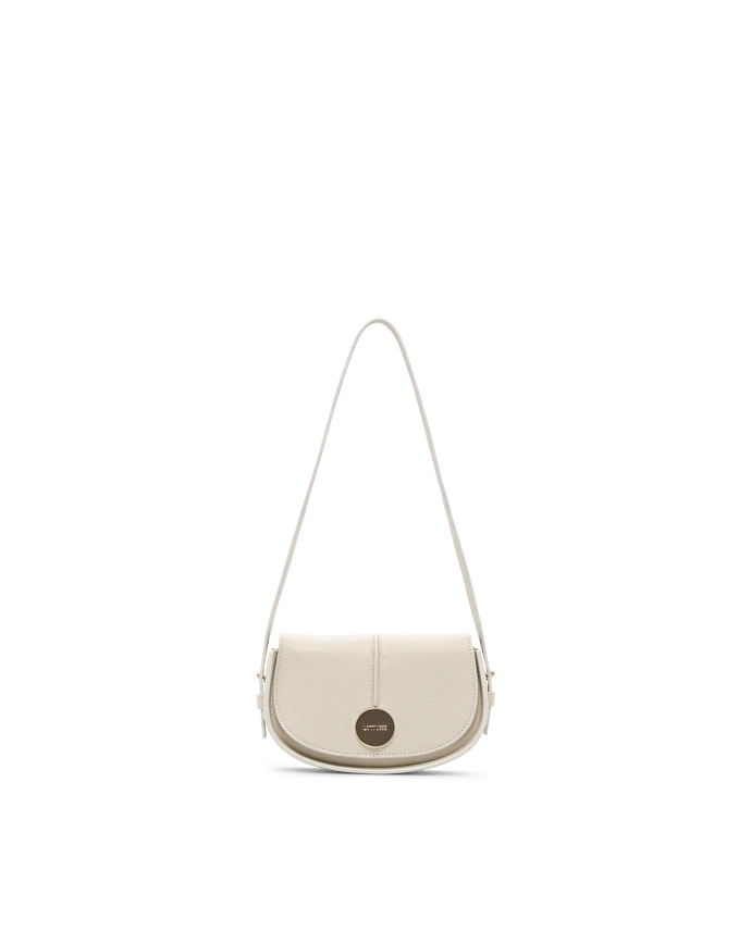 Lottusse Sac à Main Talaia Cuir De Veau Blanc Cassé