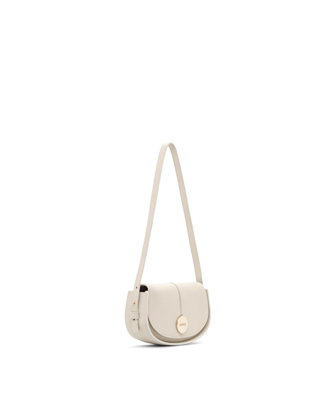 Lottusse Sac à Main Talaia Cuir De Veau Blanc Cassé
