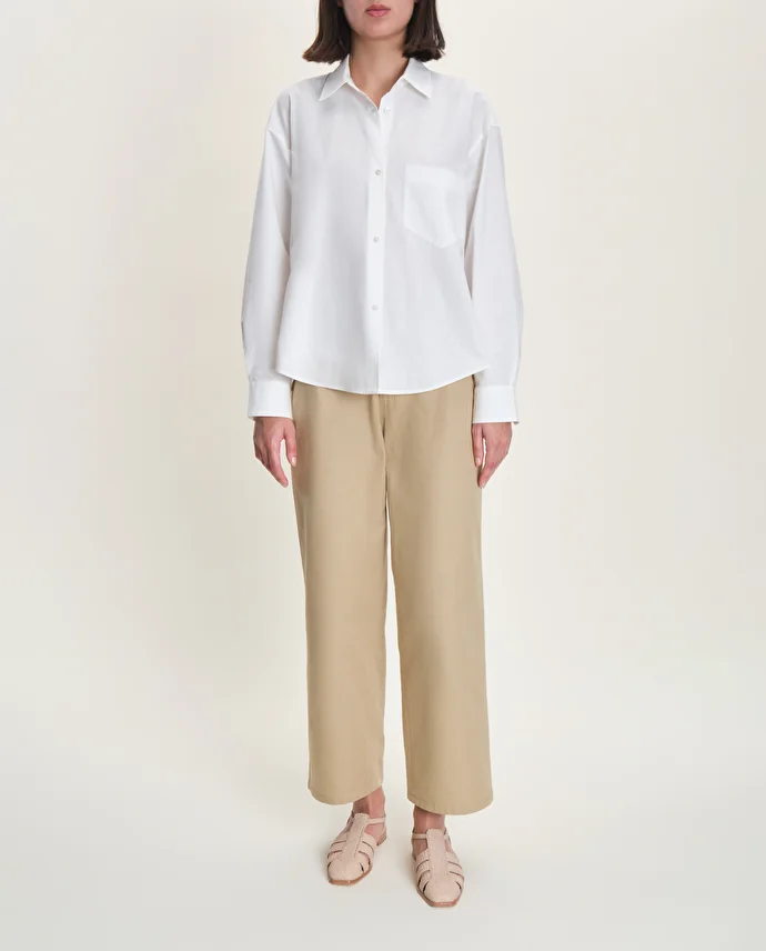 Lottusse Sandales Summer Cuir De Chèvre Blanc Cassé