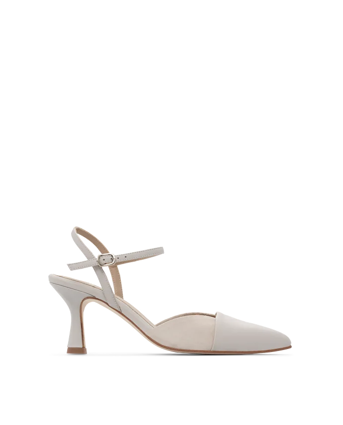 Lottusse Slingbacks Carla Calfskin Cuir De Veau Camel