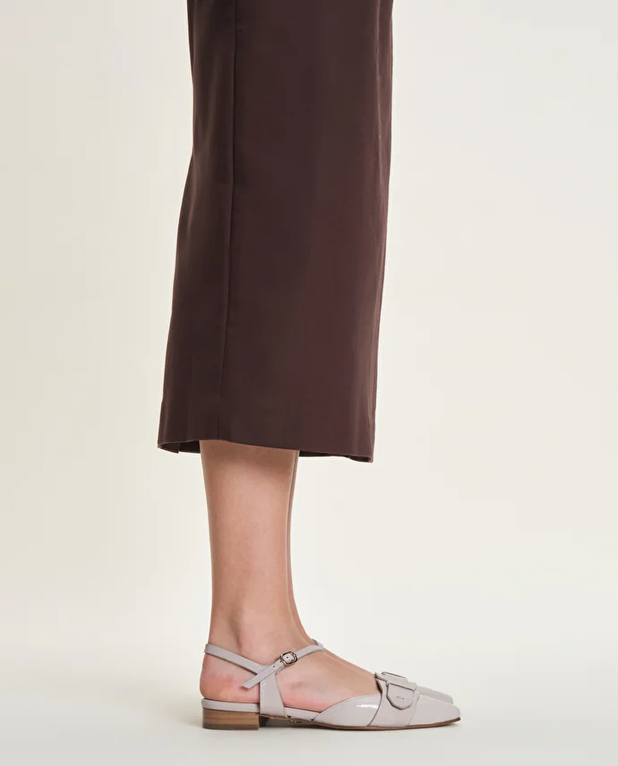 lottusse Slingbacks Smithson Cuir de Veau Blanc cassé