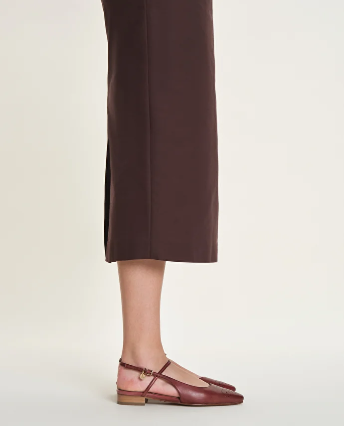 lottusse Slingbacks Smithson Cuir de Veau Bourgogne