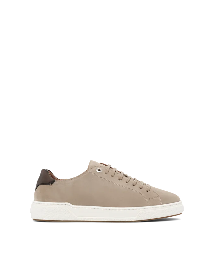 lottusse Sneakers à lacets Torino en cuir de Veau Taupe