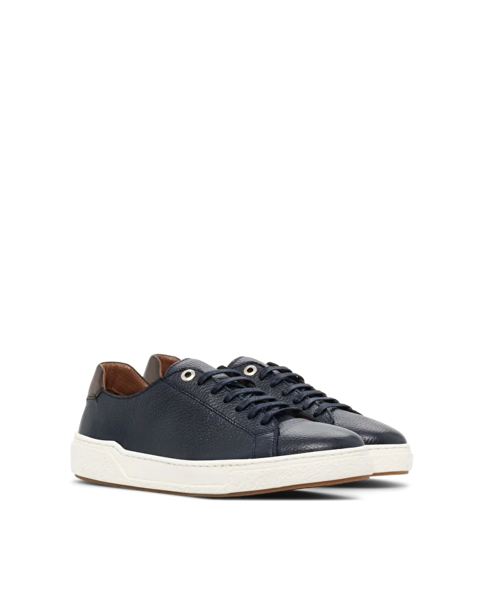 Lottusse Sneakers De Mollet à Grains Doux Bleu Marine
