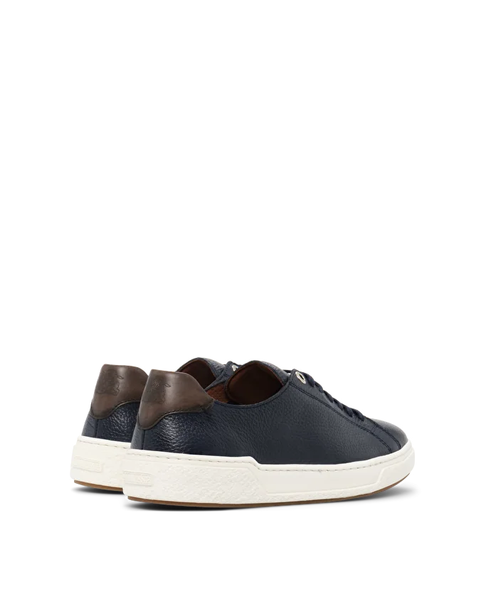 Lottusse Sneakers De Mollet à Grains Doux Bleu Marine