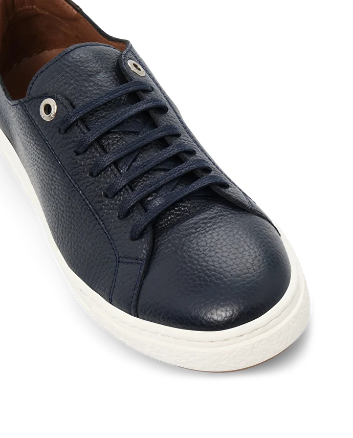 Lottusse Sneakers De Mollet à Grains Doux Bleu Marine