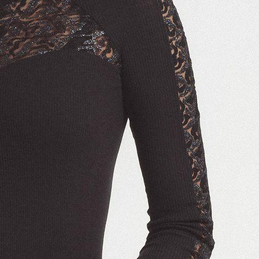 Louisa Bracq ELECTRIC WAVES - Top - Manches Longues Col Roulé