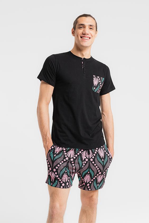 louisa bracq KARISHMA - Pyjama : T-Shirt Manches Courtes/Col Rond + Short