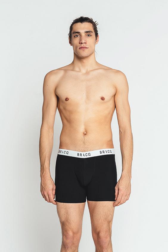 louisa bracq Black Basic Range - Boxer long