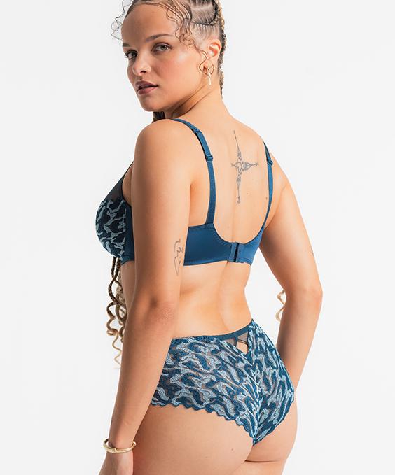 Louisa Bracq ELECTRIC WAVES - Soutien-gorge - Foulard