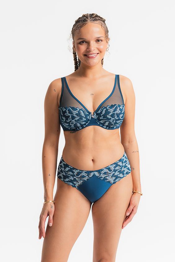 Louisa Bracq ELECTRIC WAVES - Soutien-gorge - Foulard