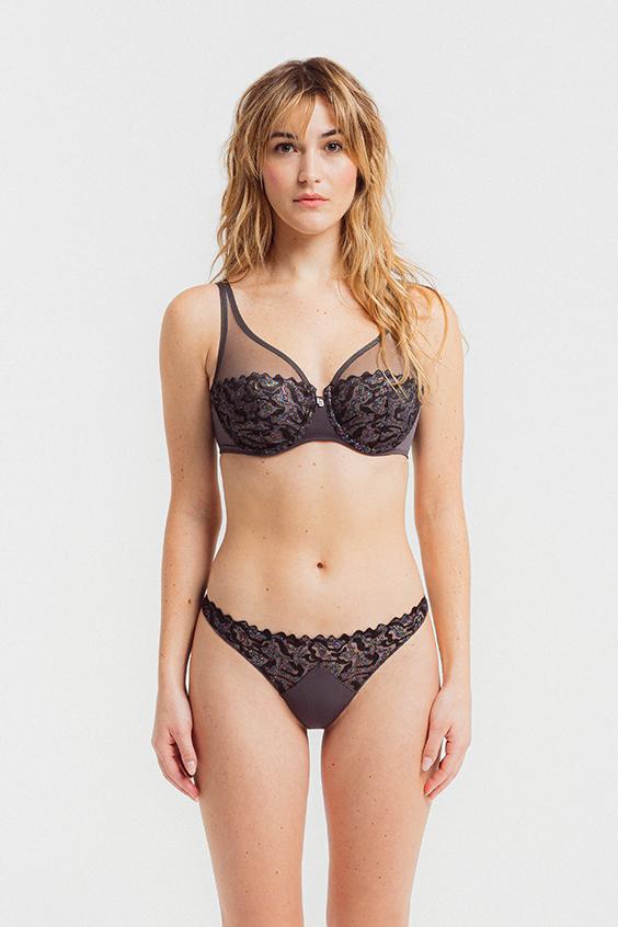 louisa bracq Electric Waves - Soutien-gorge - Foulard