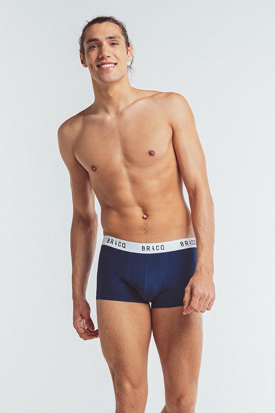 louisa bracq Navy Basic Range - Boxer court