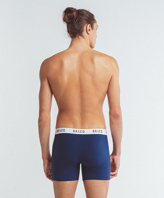 Louisa Bracq Navy Basic Range - Boxer Long