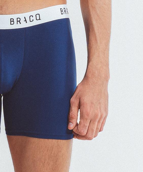 Louisa Bracq Navy Basic Range - Boxer Long
