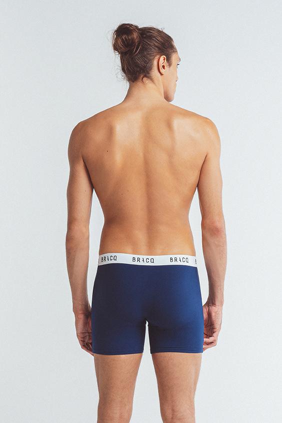Louisa Bracq Navy Basic Range - Boxer Long