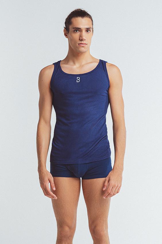 Louisa Bracq Navy Basic Range - Débardeur