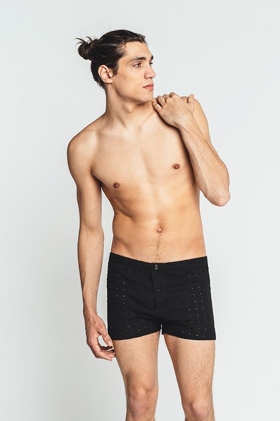 Louisa Bracq Paco - Caleçon - Noir