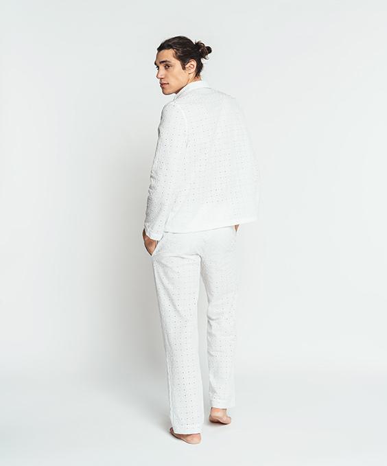 Louisa Bracq Paco - Veste De Pyjama - Blanc
