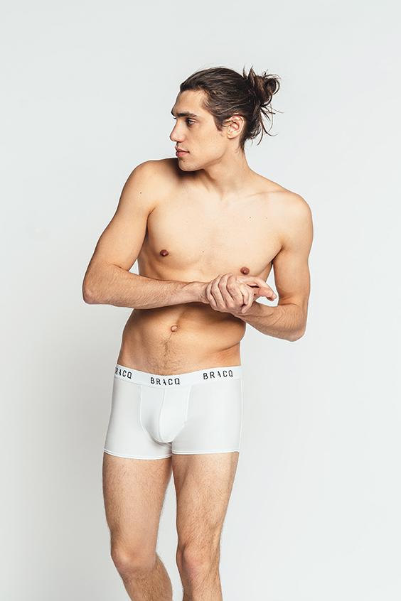 Louisa Bracq White Basic Range - Boxer Court