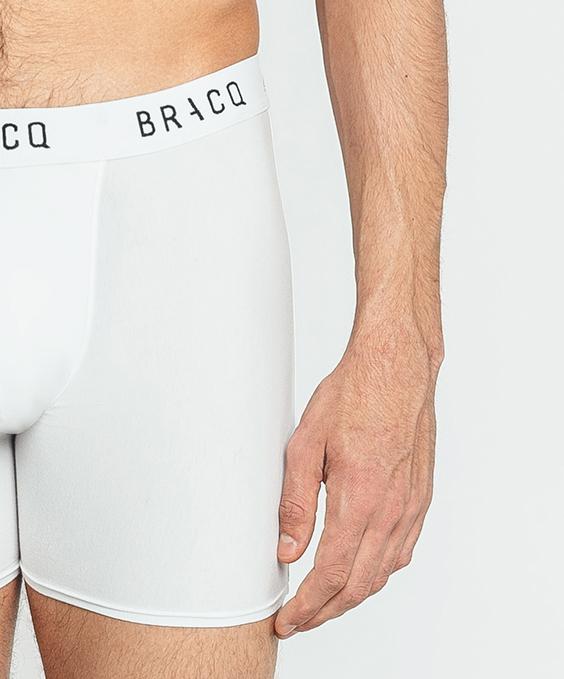 Louisa Bracq White Basic Range - Boxer Long